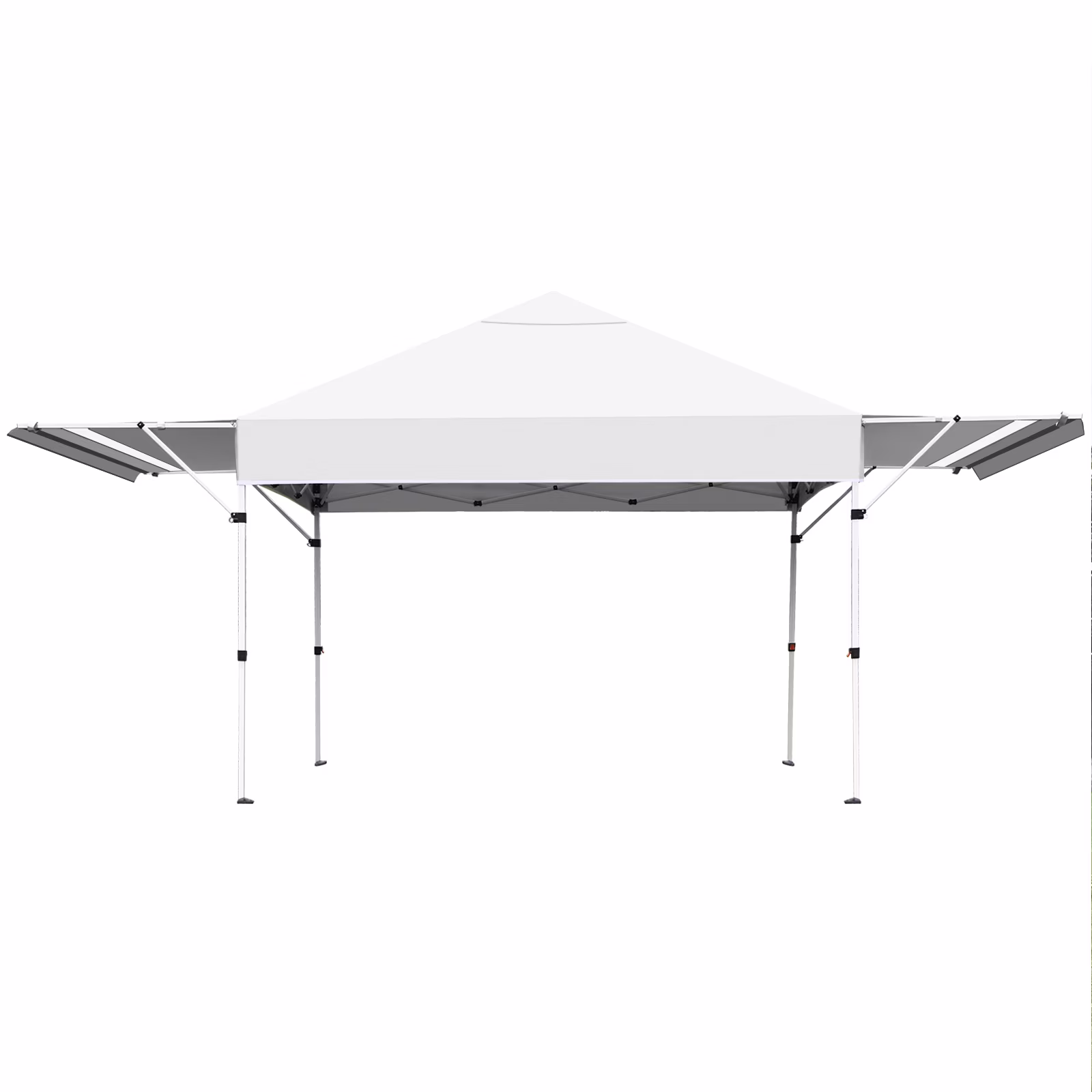 Patiojoy 10x17ft Pop up Canopy 3 Height Adjustment Folding Tent with Roller Bag White