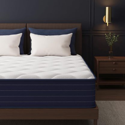 Full Size Mattress, 12 Inch Full Mattress in a Box, Hybrid Mattresses, Pocket Spring & Memory Foam, Medium, Motion Isolation, CertiPUR-US Certified, 54" x 75"