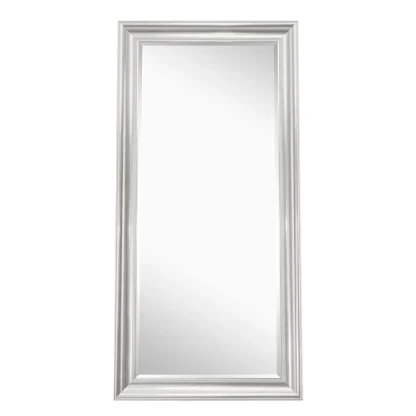 Tall Beaded Full Length Mirror, Oversized Full Body Standing Mirror with Decorative Frame for Bedroom, Dressing Room and Home Decor