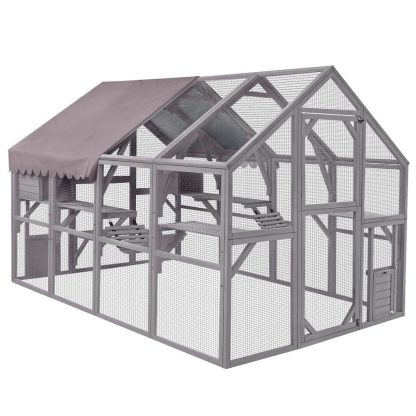 Outdoor Cat Run: Large Cat Enclosure