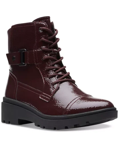 Women's Lace-Up Buckle Ankle Boots, Stylish Casual Boots with Decorative Details for Everyday Wear