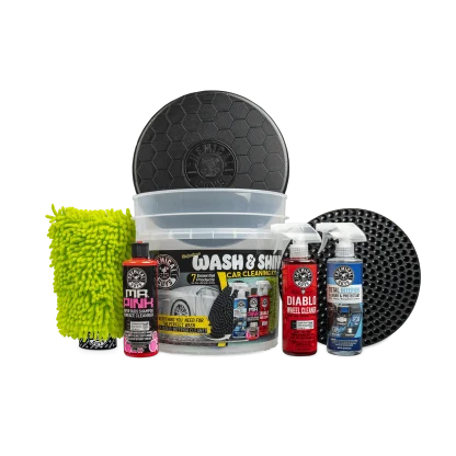 Chemical Guys Professional Wash & Shine Car Cleaning Kit (7 Essential Products)