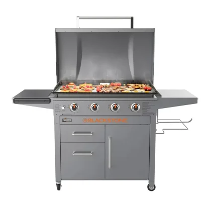 4-Burner 36" Griddle Cooking Station with Hood
