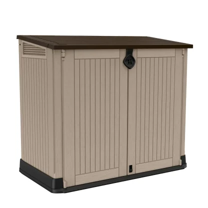 30 Cu. Ft. All-Weather Resin Storage Shed, Beige