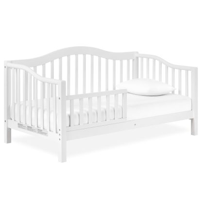 Wooden Toddler Day Bed for Kids, White