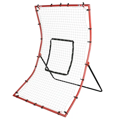 Baseball Rebounder and Pitchback Trainer Net, Practice Equipment for Throwing, Fielding and Hitting