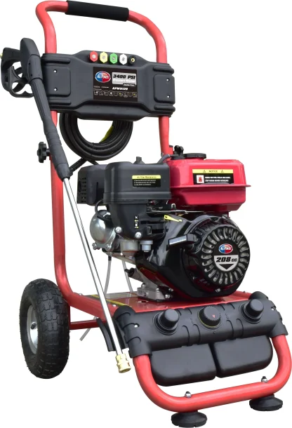 All Power 3400 PSI 2.6 GPM Gas Pressure Washer, 5 Adjustable Nozzles, 30 ft High Pressure Hose, Power Washer for Outdoor Cleaning, APW5129