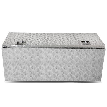 DNA Motoring 42"x18"x16" Aluminum Pickup Truck Bed Trailer Storage Tool Box w/Key Lock