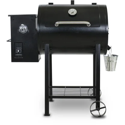 Wood Fired Pellet Grill with Flame Broiler, 700 Sq. In. Cooking Space