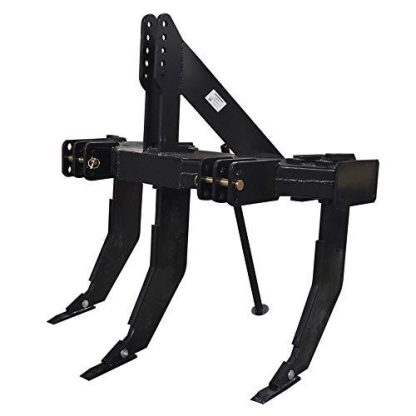3-Shank Subsoiler Ground Ripper for 3-Point Tractors, Quick Hitch Compatible