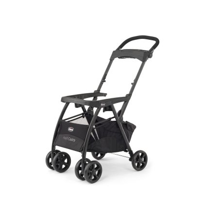 Lightweight Infant Car Seat Caddy Frame Stroller, Portable Baby Carrier Stroller Frame with Easy Fold Design