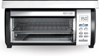 Under-Counter Toaster Oven, Black and Stainless Steel