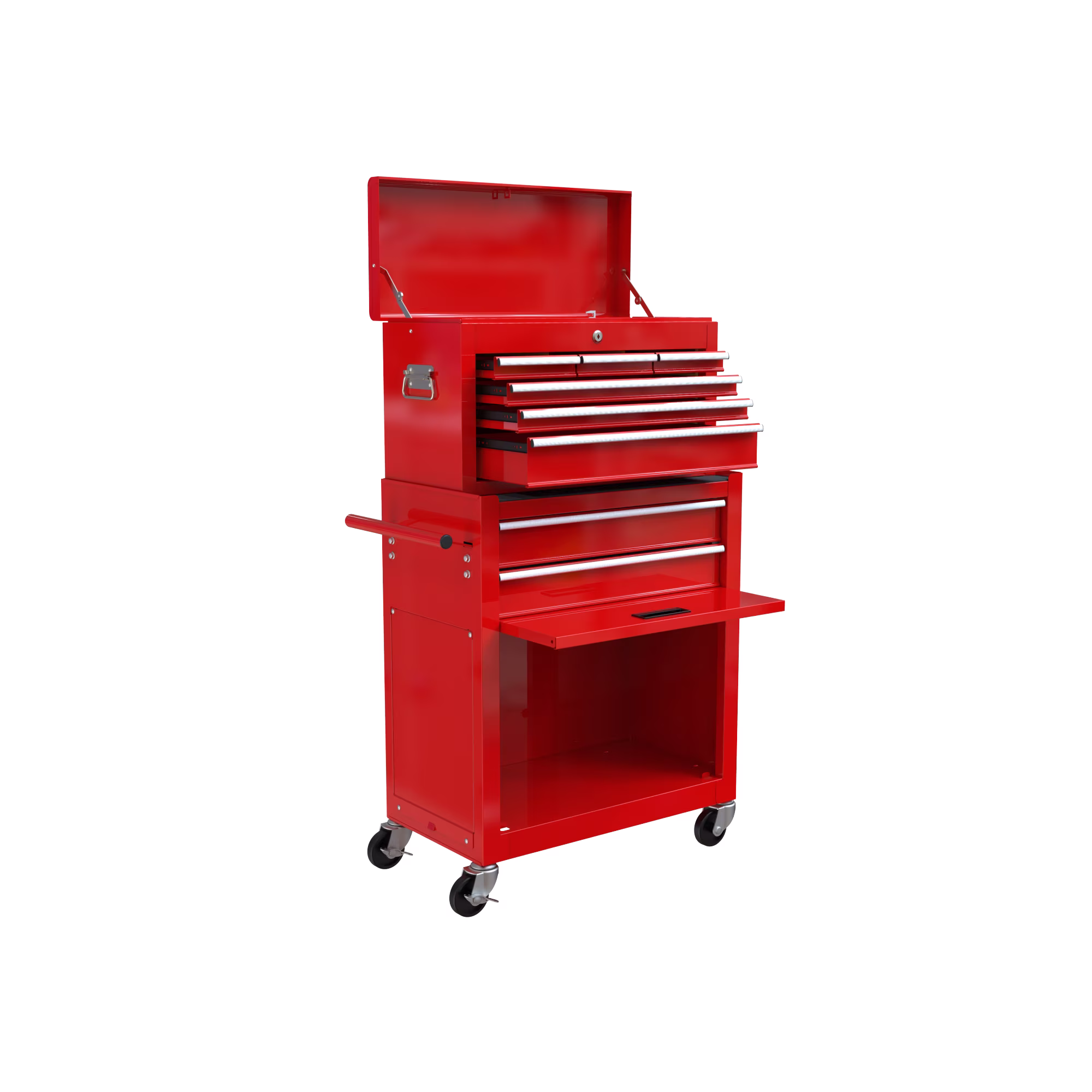 Rolling Tool Chest with Wheels and Drawers, 8-Drawer Tool Storage Cabinet