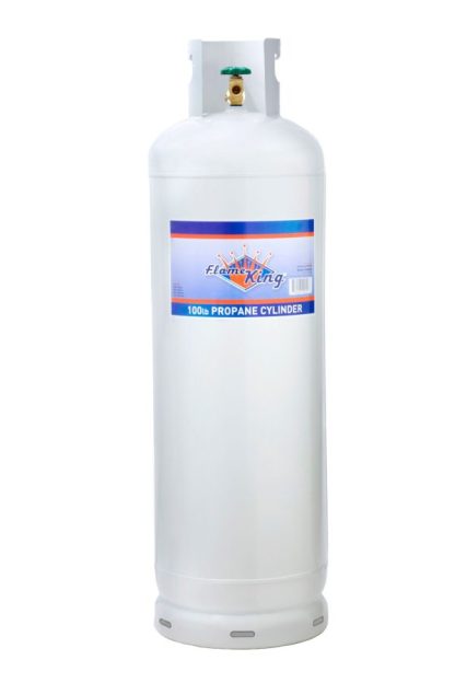 100 lb Steel Propane Cylinder POL Valve (Ships Empty) Configuration C