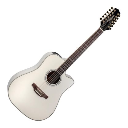GD-37CE PW 12-string Acoustic-electric Guitar - Pearl White