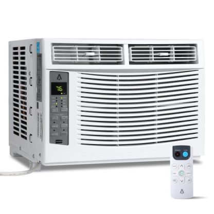 6,000 BTU Window Air Conditioner, 115V, with Reusable Filter and Controls