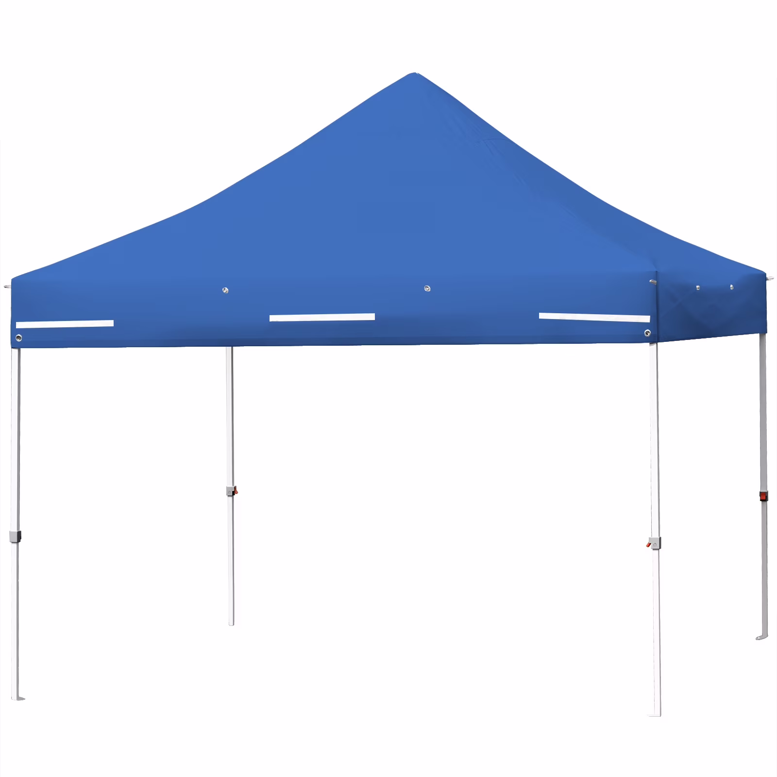 Patiojoy 10x10ft Pop up Tent, 4 Height Adjustment Folding Camping Tent with Awning Blue