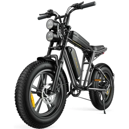 Electric Bike for Adults - 1000W 28mph Moped Ebike with 48V 13A Removable Battery, Up to 94 Miles All Terrain Off Road E-Bike with 20*4.0" Fat Tire,Full Suspension,7-Speed UL Certified