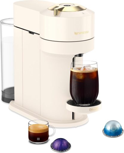 Vertuo Next Coffee and Espresso Maker, Creamy White and Gold