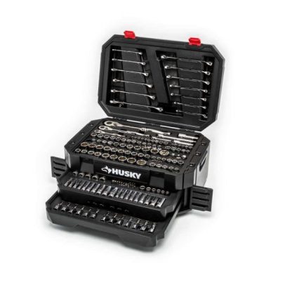 244-Piece Mechanics Tool Set with Tool Chest, 72-Tooth Ratchets, 1/4, 3/8 and 1/2-Inch Drive