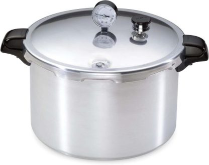 16-Quart Aluminum Pressure Canner and Cooker, Silver