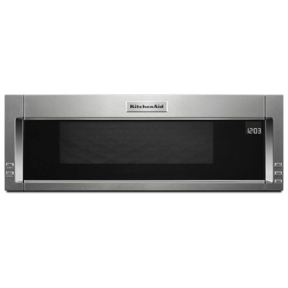 30-Inch Low Profile Microwave Hood, 1000W, Stainless Steel, Dual LED, 4-Speed Ventilation